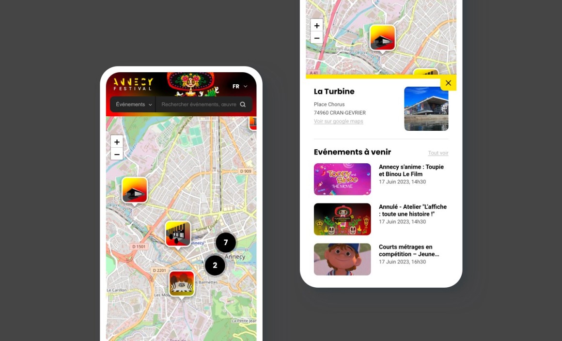 app citia pour le annecy festival