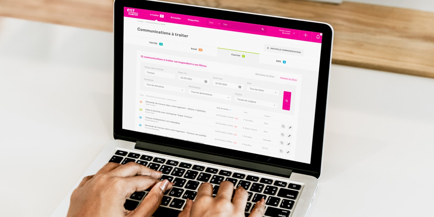 Hub de communication pour Est Metropole Habitat