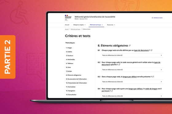 Mettre en conformité au RGAA son site web (Partie 2)