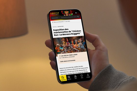 Développement de l’application (PWA) événementielle bilingue du Annecy Festival pour CITIA